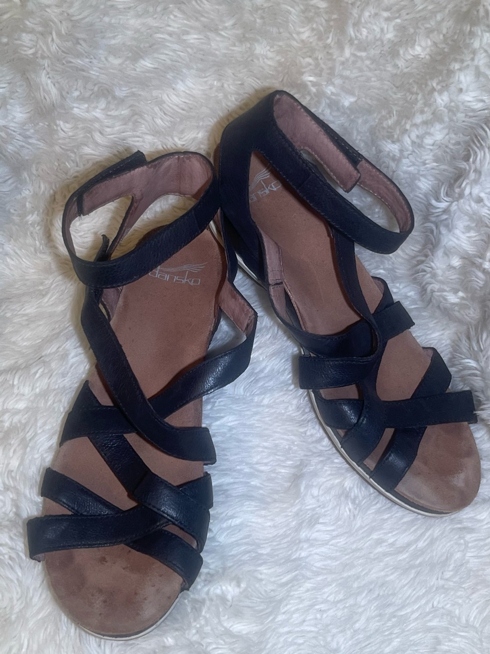 Dansko veruca gladiator Black Women’s Strappy Sandals size 10